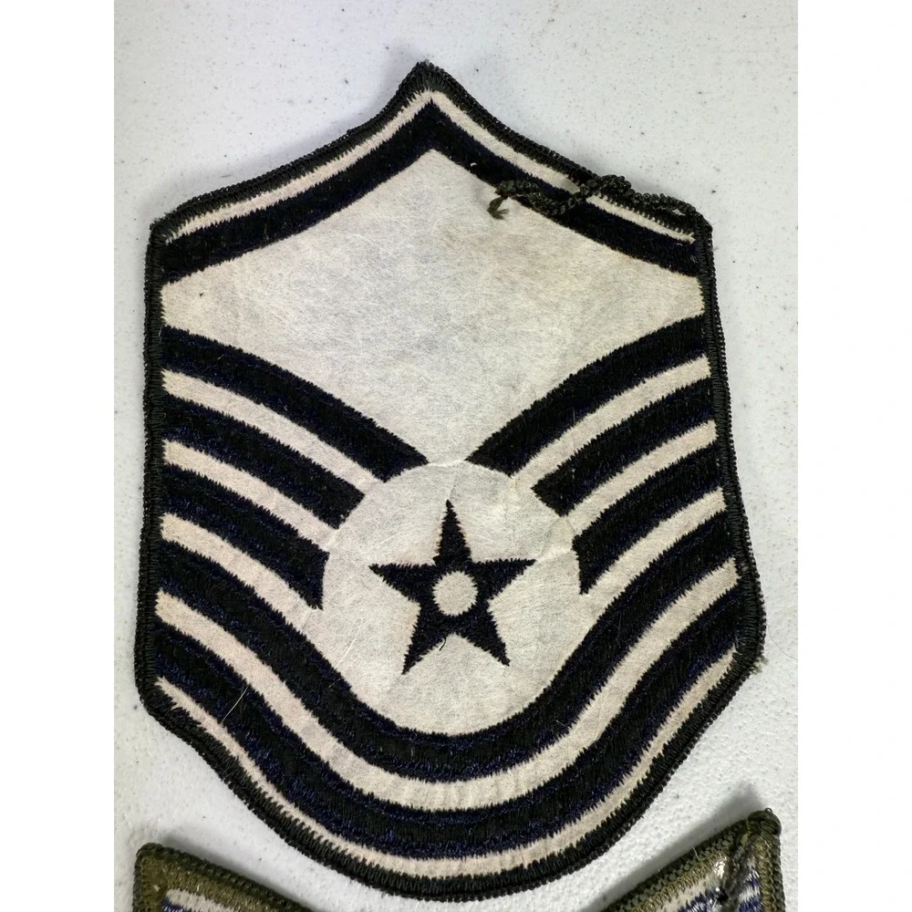 US Air Force Rank Insignia Patch Staff Sergeant SSgt Military Lot of 2 BN - Picture 5 of 6